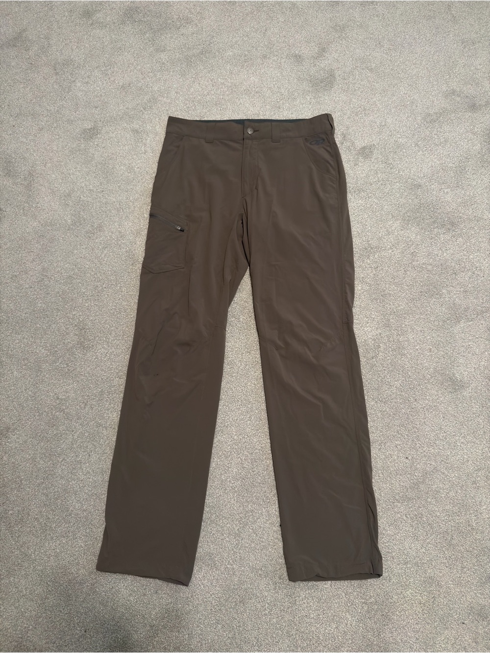 Outdoor Research Men's Green-Brown Light Hiking Pants
